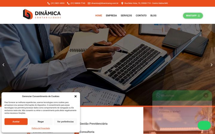 Screenshot van dinamicamg.com.br
