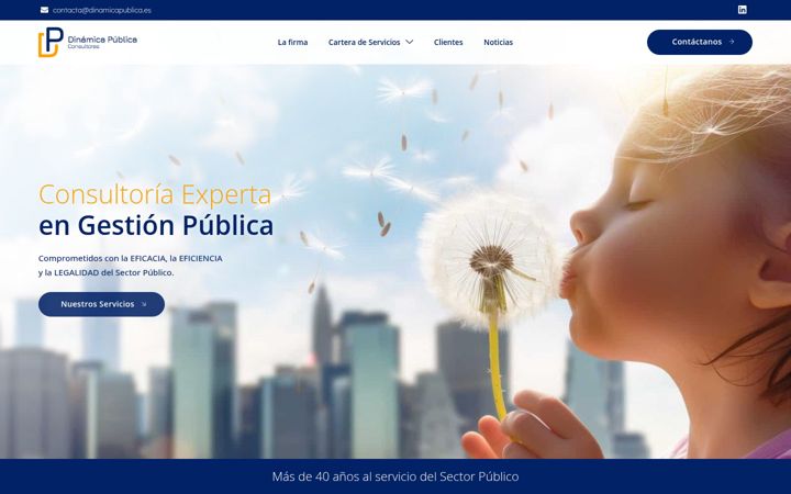 Ekraanipilt saidist dinamicapublica.es