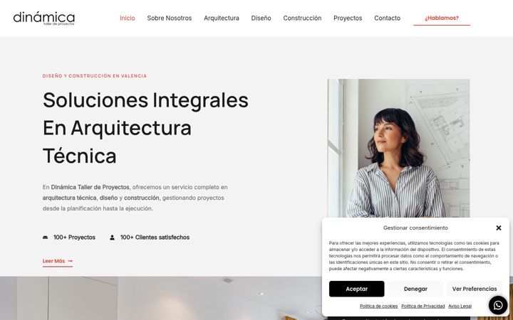 Screenshot of dinamicatp.com