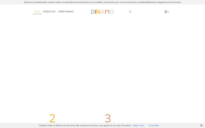 Ekrānuzņēmums no dinamo-papeleria.net
