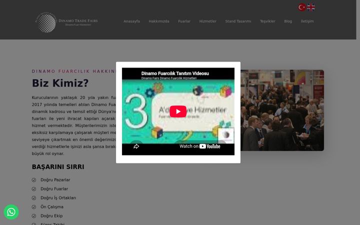 Screenshot of dinamofairs.com