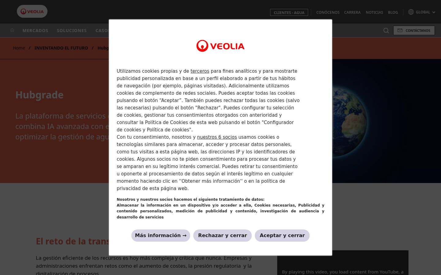 Ekraanipilt nõusolekubännerist, mida näidati enne mis tahes suhtlust