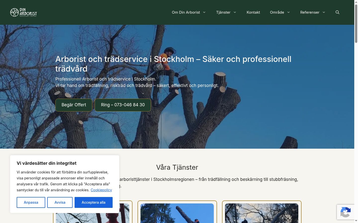 Snímek obrazovky baneru souhlasu zobrazeného před jakoukoli interakcí