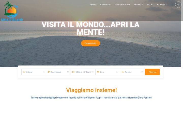 Screenshot of dinasisland.com