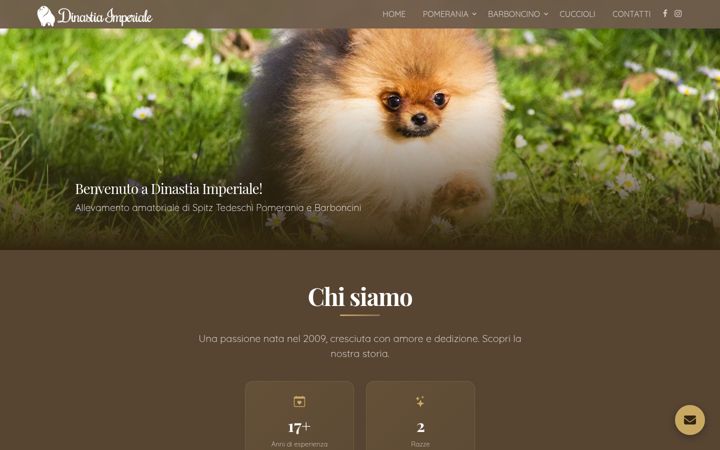 Screenshot of dinastiaimperiale.com