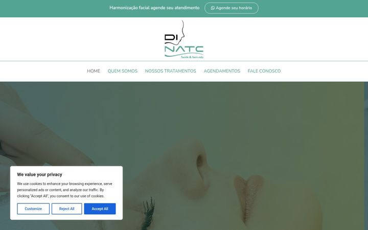 Screenshot van dinatosaudebemestar.com.br