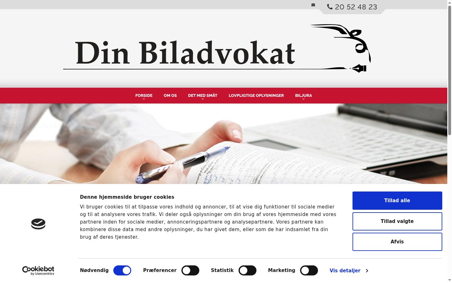 Snímka obrazovky banera súhlasu zobrazeného pred akoukoľvek interakciou