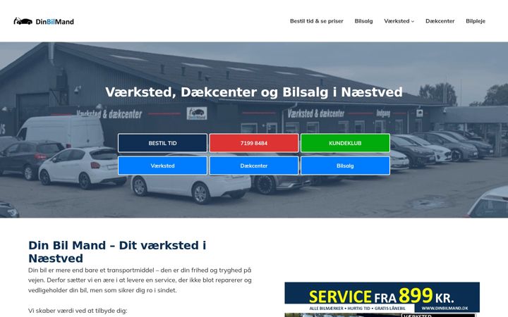 Screenshot stránky dinbilmand.dk