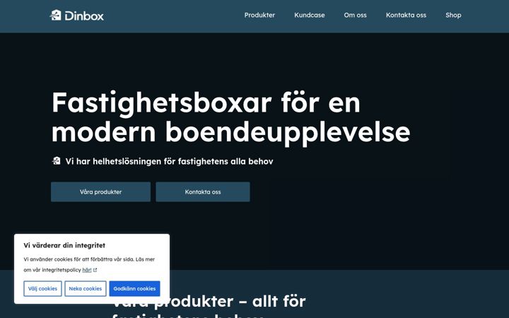 Zrzut ekranu dinbox.se