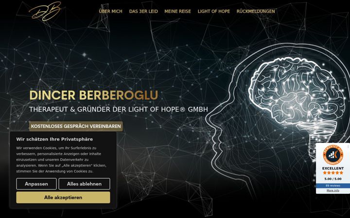 Screenshot of dincer-b.com