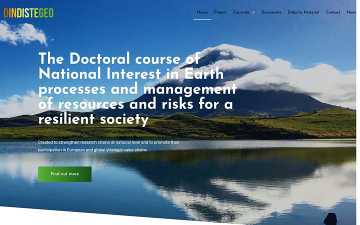 Screenshot of dindistegeo.it