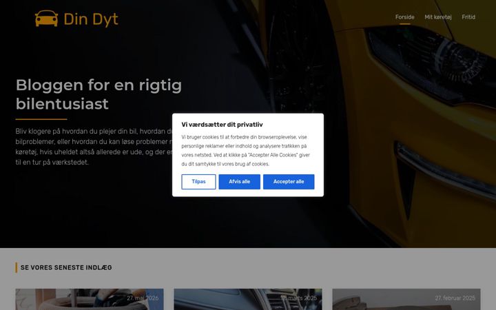 Screenshot stránky dindyt.dk