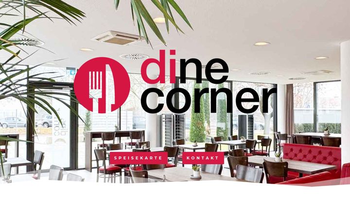 Capture d'écran de dine-corner.de