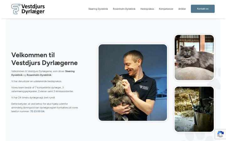 Screenshot του dine-dyr.dk