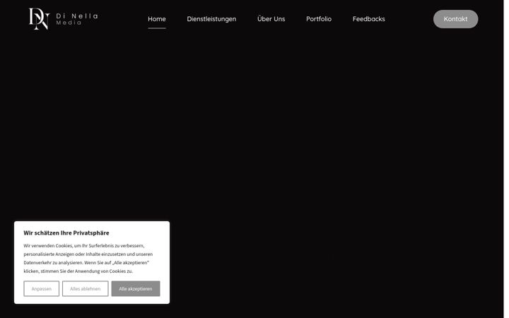 Screenshot of dinella-media.ch
