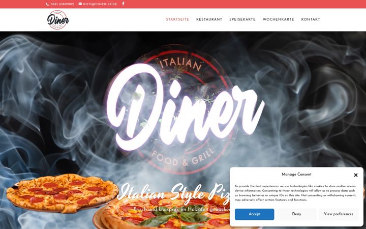 Screenshot of diner-sb.de