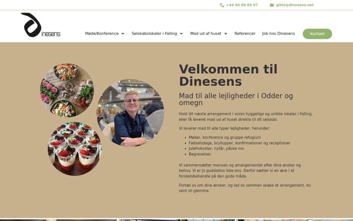 Ekrānuzņēmums no dinesens.net