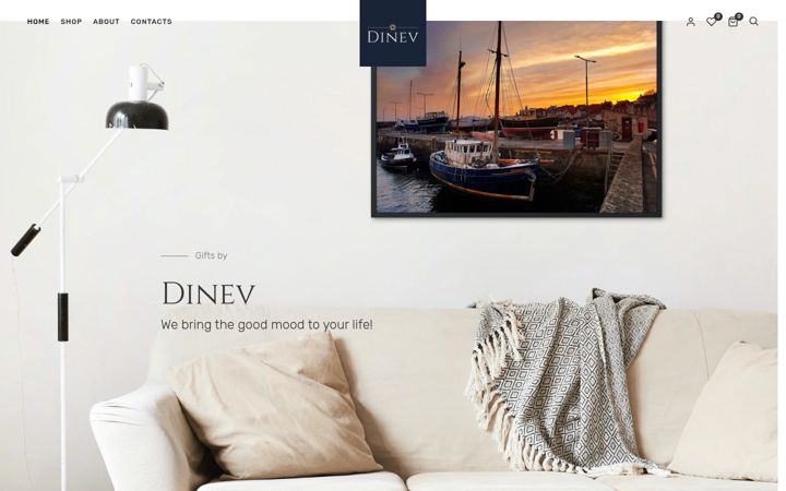 Zrzut ekranu dinev.co.uk