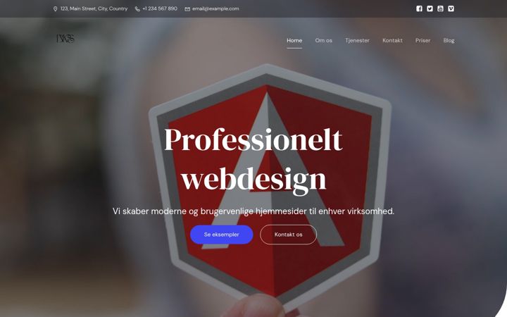 Screenshot of dinewebstudio.com