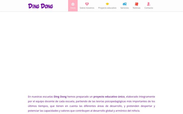 Ekraanipilt saidist dingdong.es