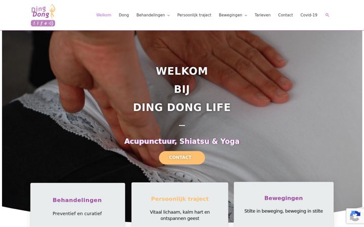 Skjermbilde av dingdonglife.nl