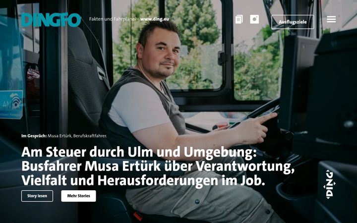 Screenshot von dingfo.de