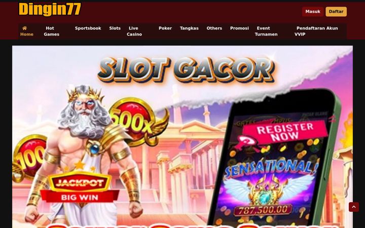 Screenshot of dingin77.org