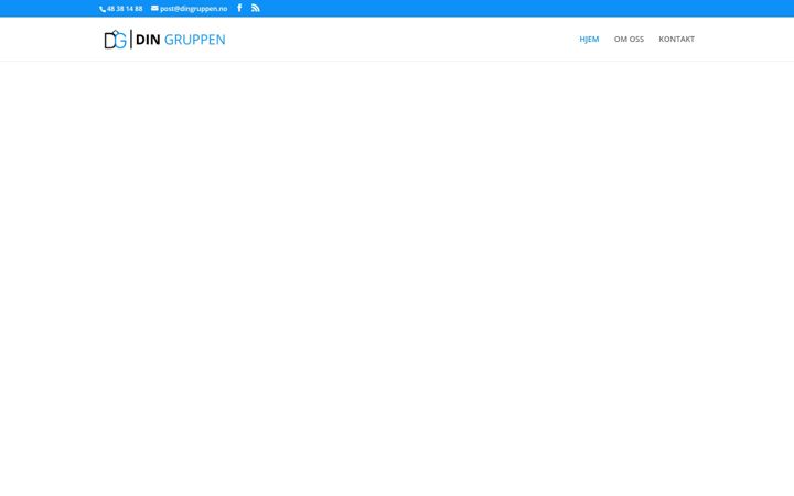 Screenshot of dingruppen.no