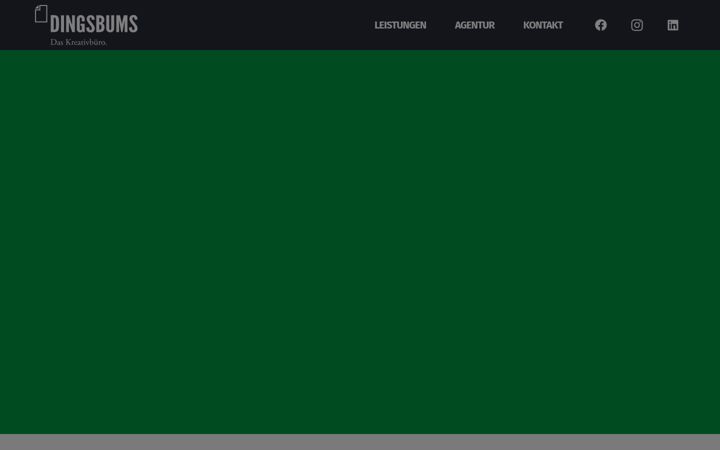 Screenshot of dingsbums-agentur.de