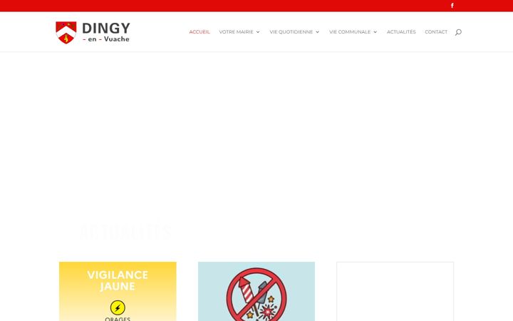 Zrzut ekranu dingy-en-vuache.fr
