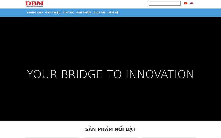 Screenshot of dinhbachma.com