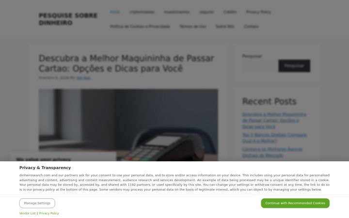 Screenshot of dinheirosearch.com