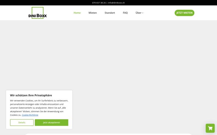 Screenshot of diniboxx.ch