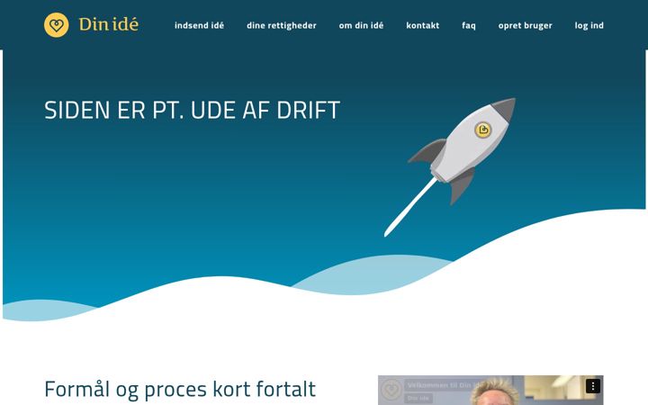 Kuvakaappaus sivustosta dinide.dk