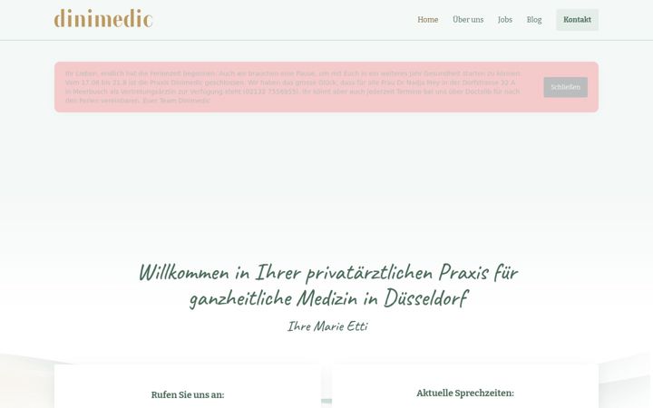 Screenshot of dinimedic.de
