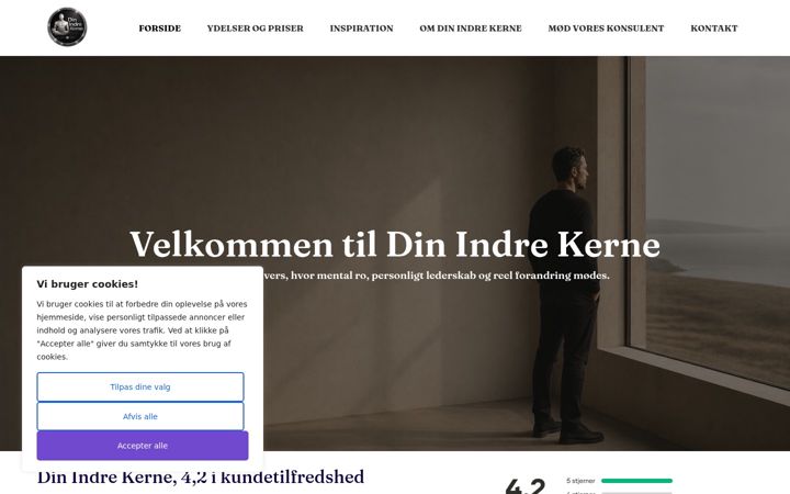 Captura de pantalla de dinindrekerne.dk
