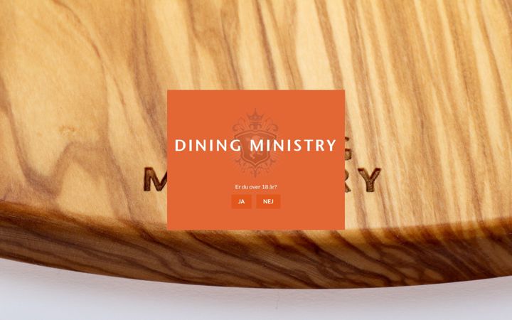 Captură de ecran a diningministry.com