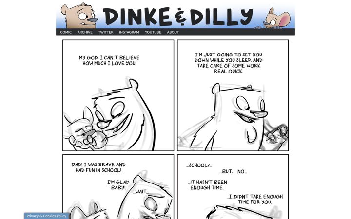 Screenshot of dinkeanddilly.com