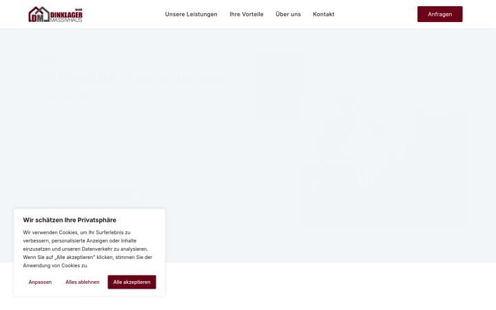 Screenshot of dinklager-massivhaus.de
