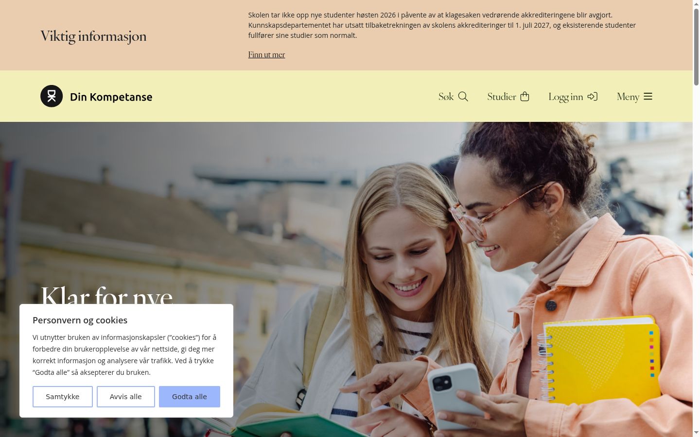 Zrzut ekranu banera zgody wyświetlanego przed jakąkolwiek interakcją