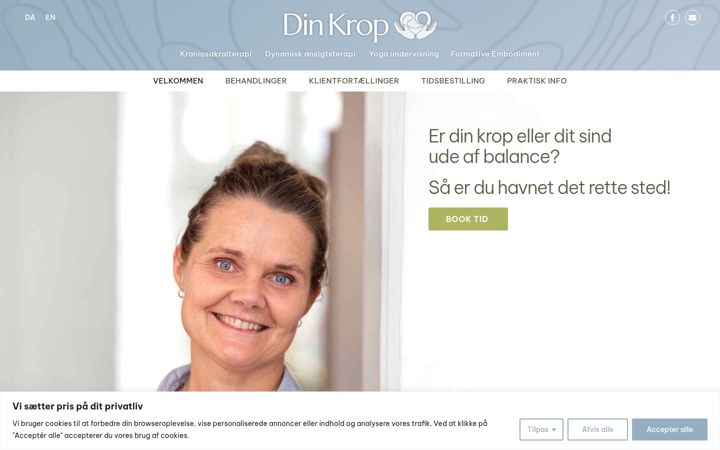 Captura de pantalla de dinkrop.dk