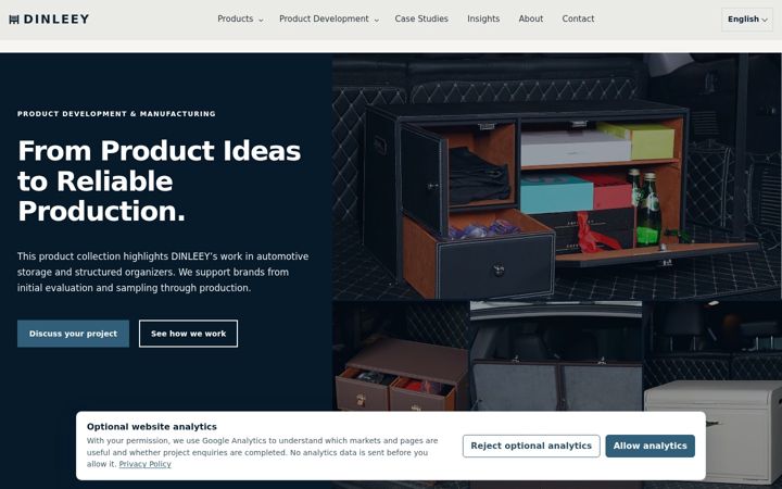 Screenshot of dinleey.com