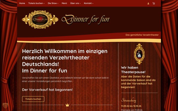 Екранна снимка на dinnerforfun.net