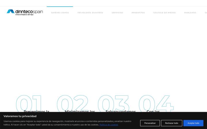 Screenshot of dinntecospain.com