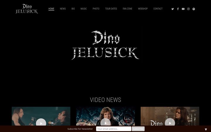 Screenshot of dino-jelusick.com