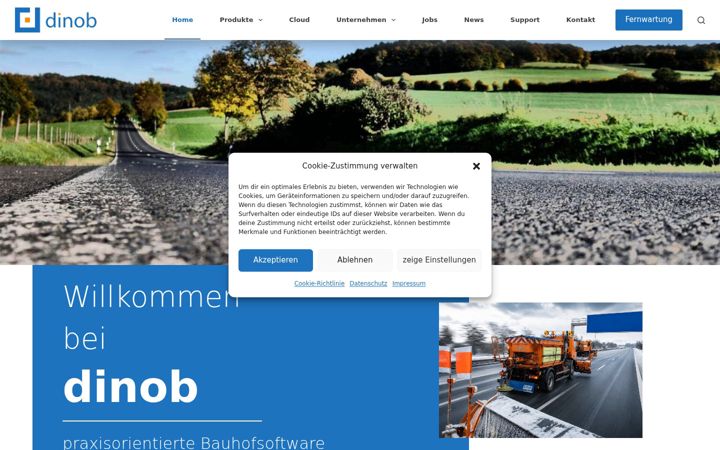 Screenshot of dinob.de