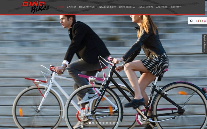 Screenshot of dinobikes.com