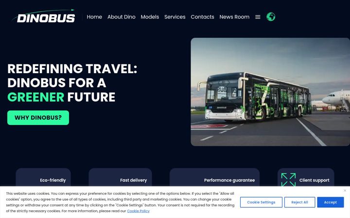 Screenshot di dinobus.eu