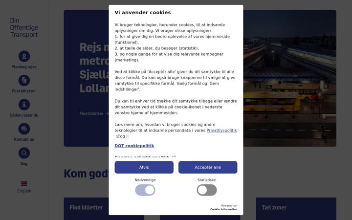 Screenshot of dinoffentligetransport.dk