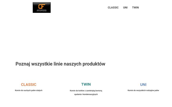 Screenshot stránky dinoflame.pl